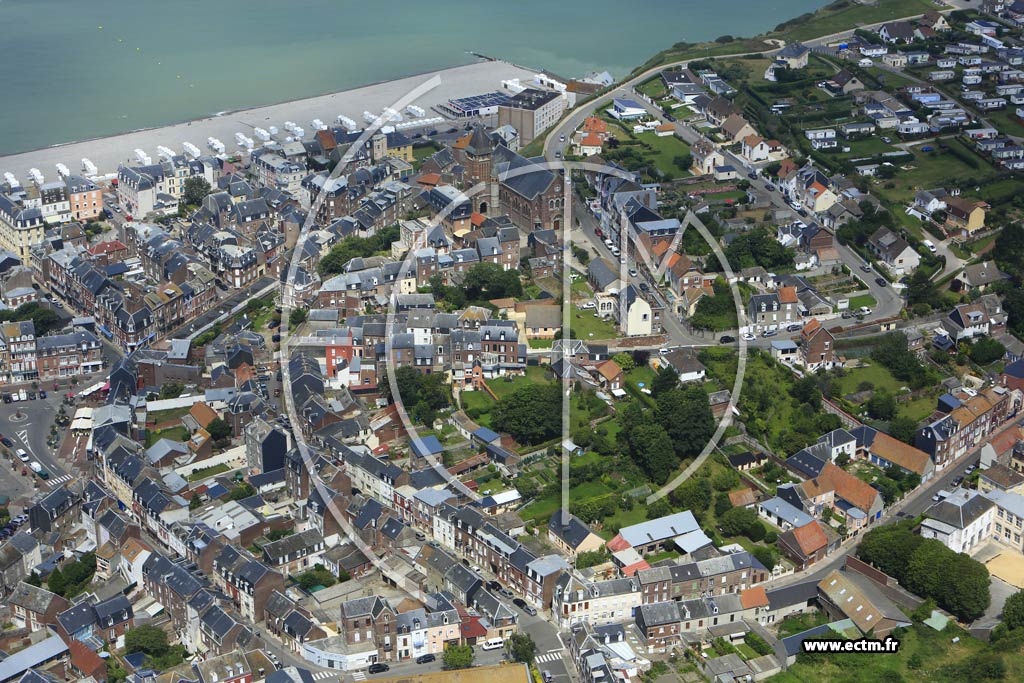 Photo arienne de Mers-les-Bains (Centre)