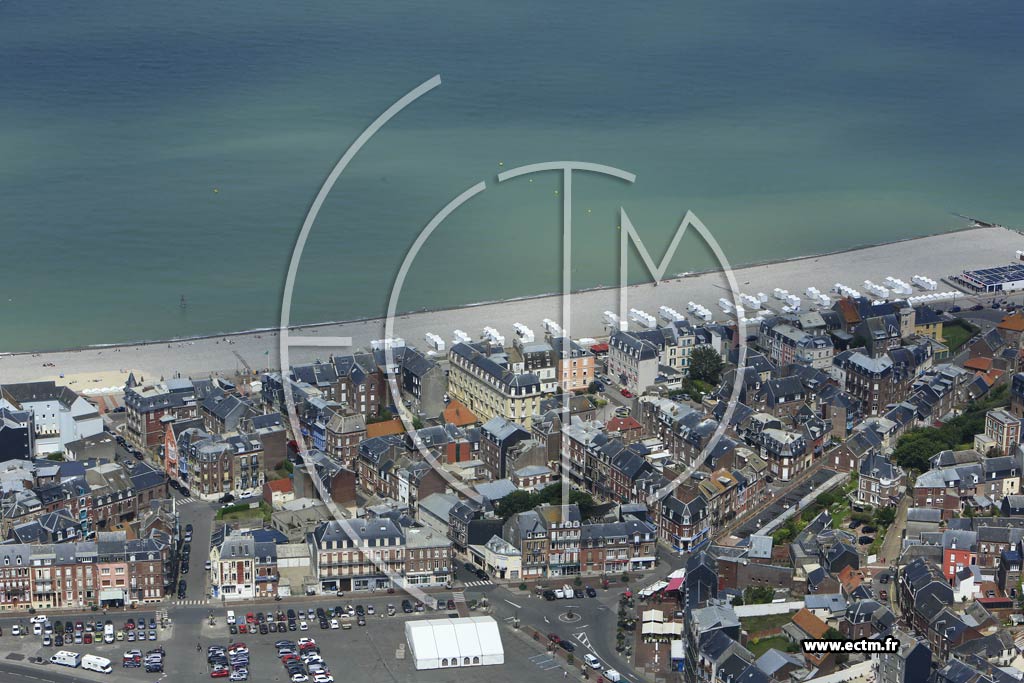 Photo arienne de Mers-les-Bains (Centre)