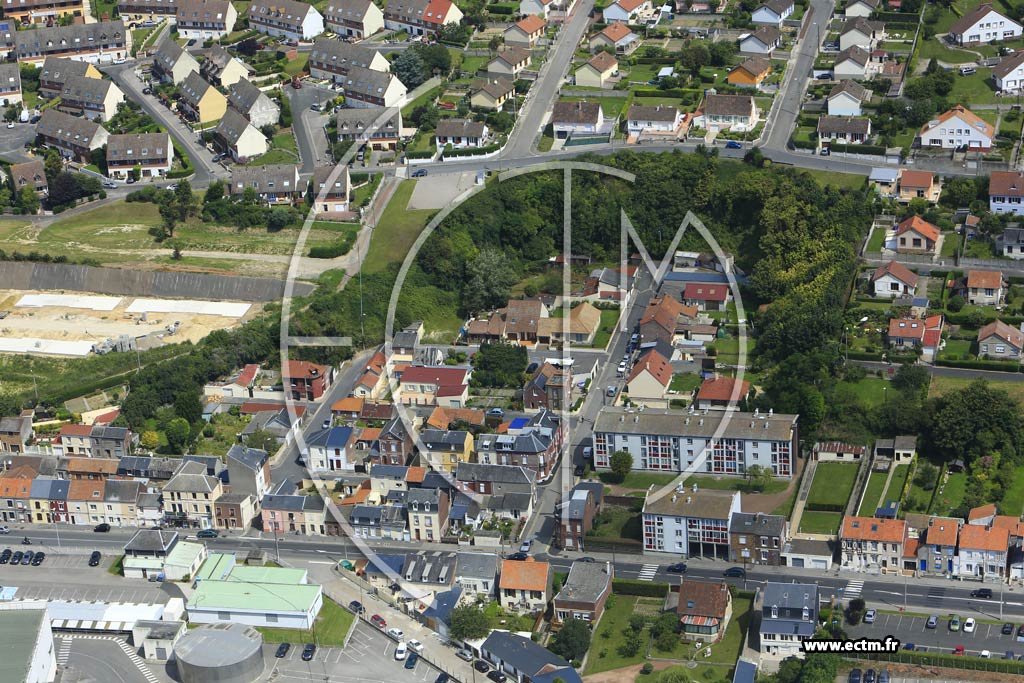 Photo arienne de Mers-les-Bains (Cit Notre-Dame)