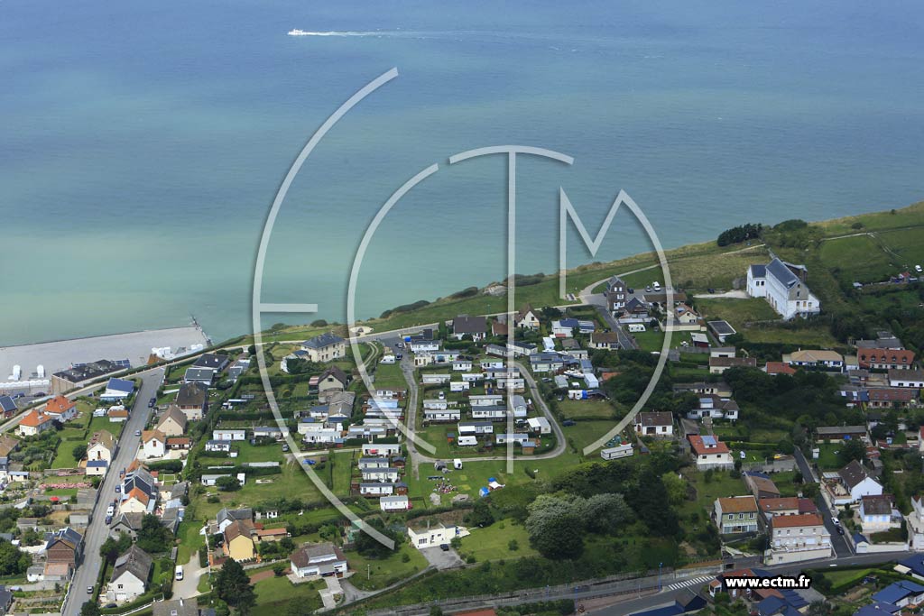 Photo arienne de Mers-les-Bains (la Falaise)