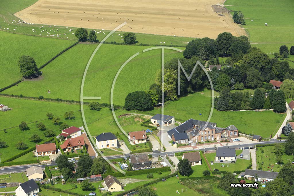 Photo arienne de Rieux (le Blanc Pignon)
