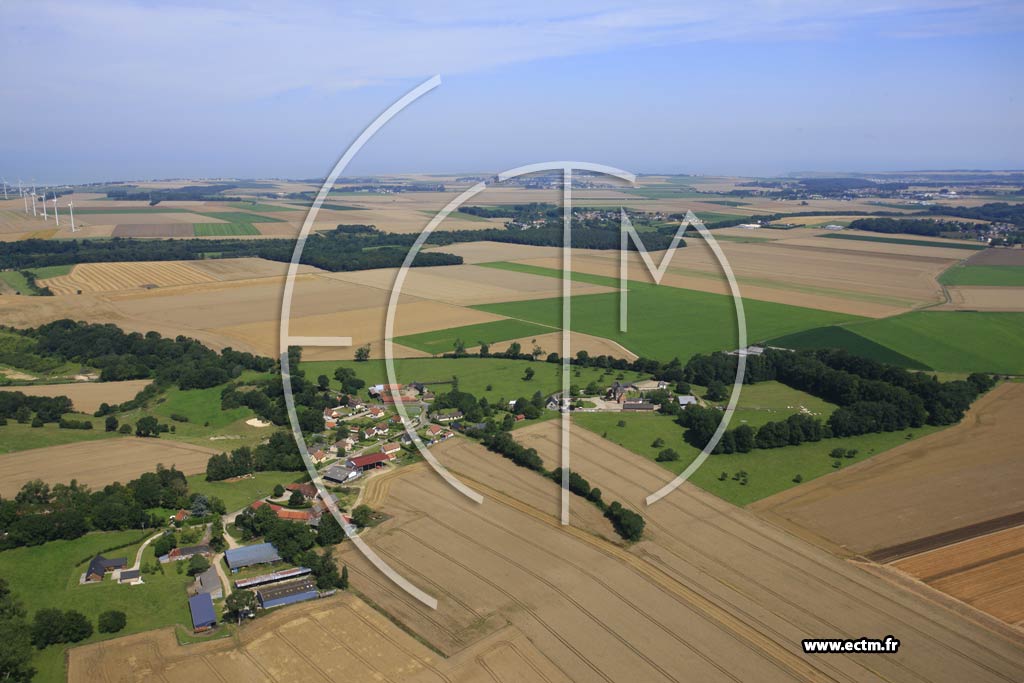 Photo arienne de Saint-Martin-le-Gaillard (tocquigny)