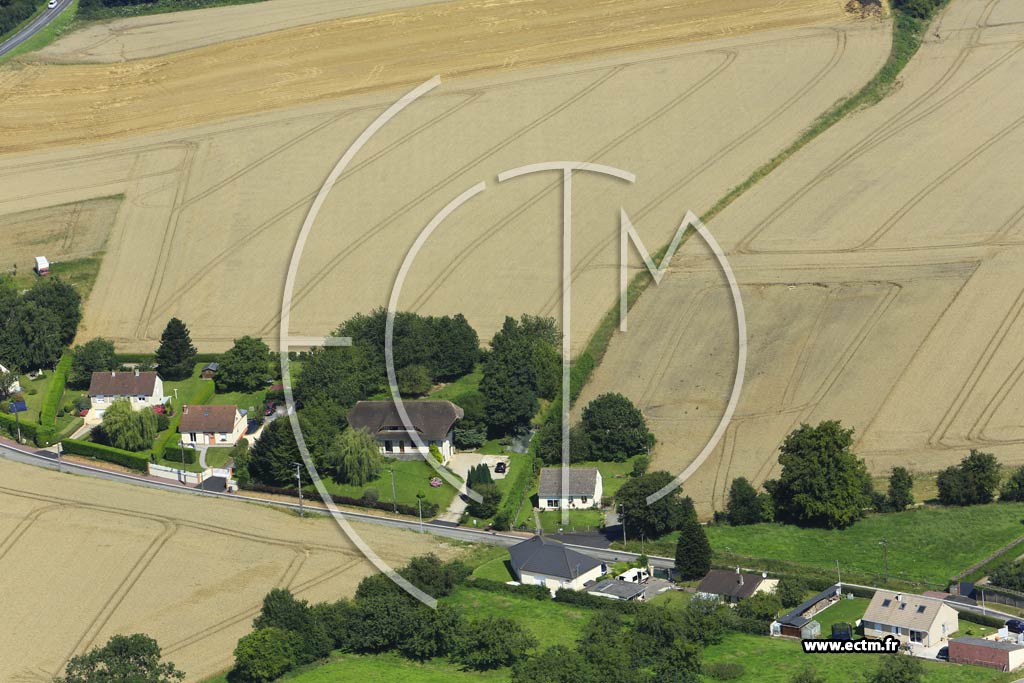 Photo arienne de Saint-Pierre-en-Val (le Fresne)