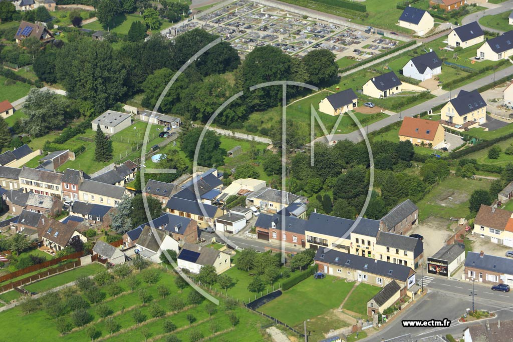 Photo arienne de Saint-Quentin-la-Motte-Croix-au-Bailly (Centre)