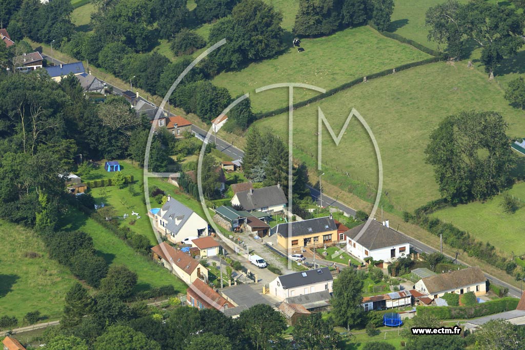 Photo arienne de Saint-Quentin-la-Motte-Croix-au-Bailly (Centre)