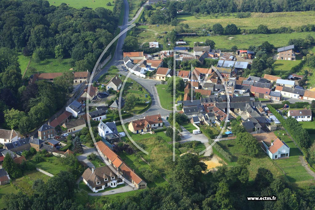 Photo arienne de Saint-Valry-sur-Somme (l'Abbaye)