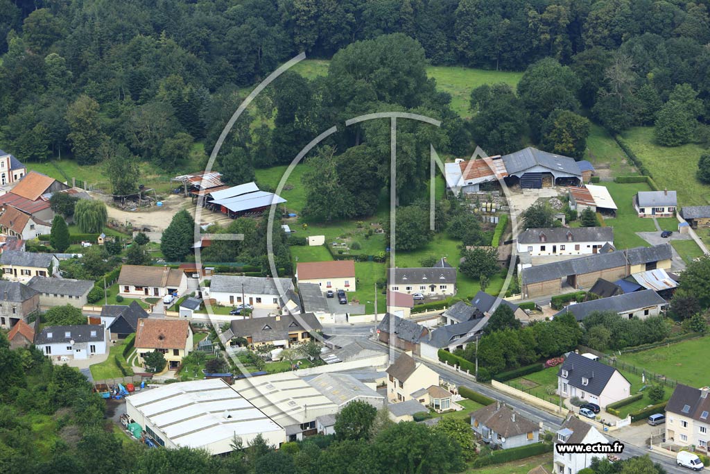 Photo arienne de Vaudricourt