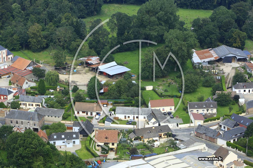 Photo arienne de Vaudricourt