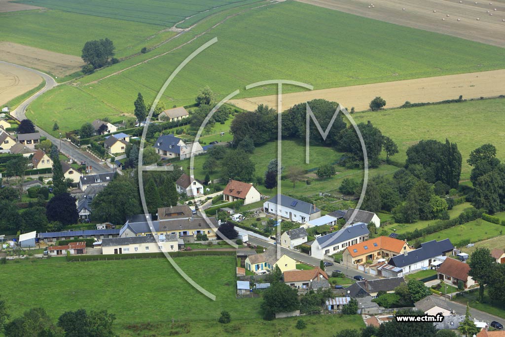 Photo arienne de Vaudricourt