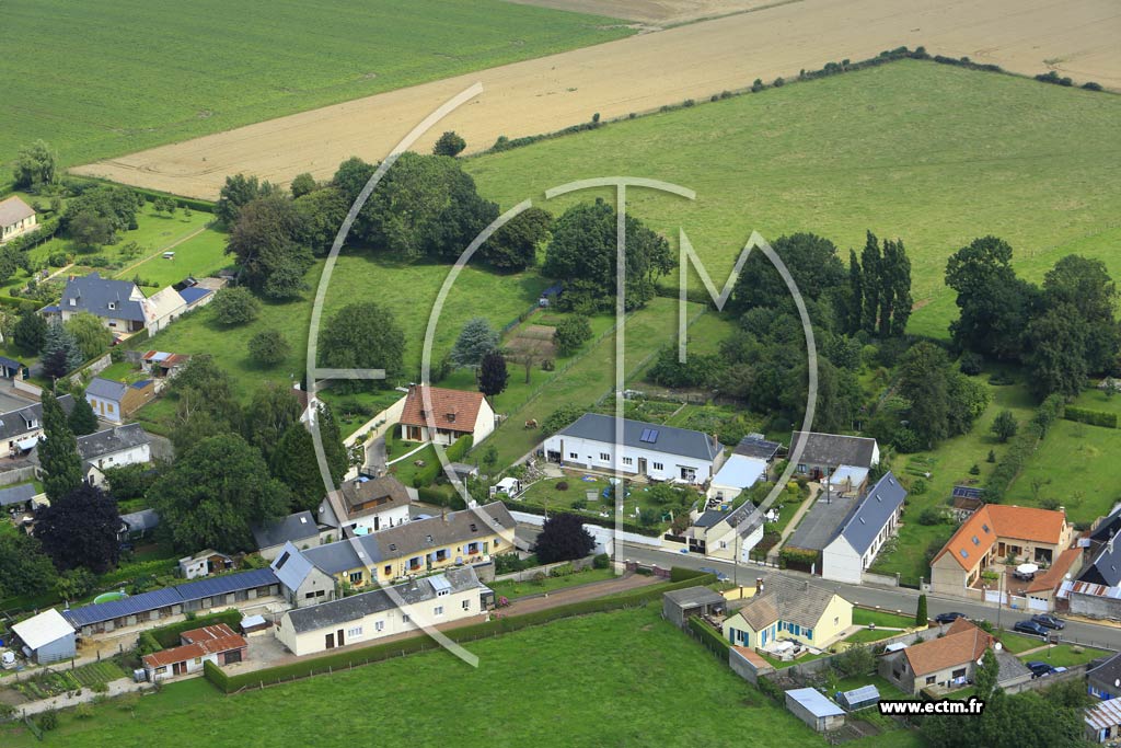 Photo arienne de Vaudricourt