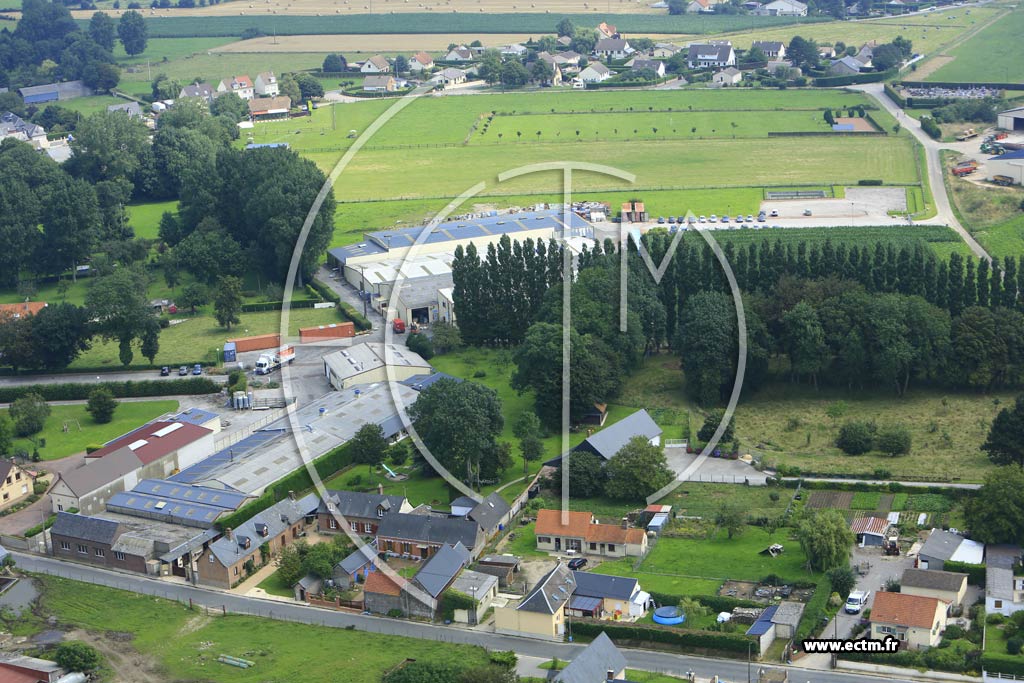 Photo arienne de Vaudricourt