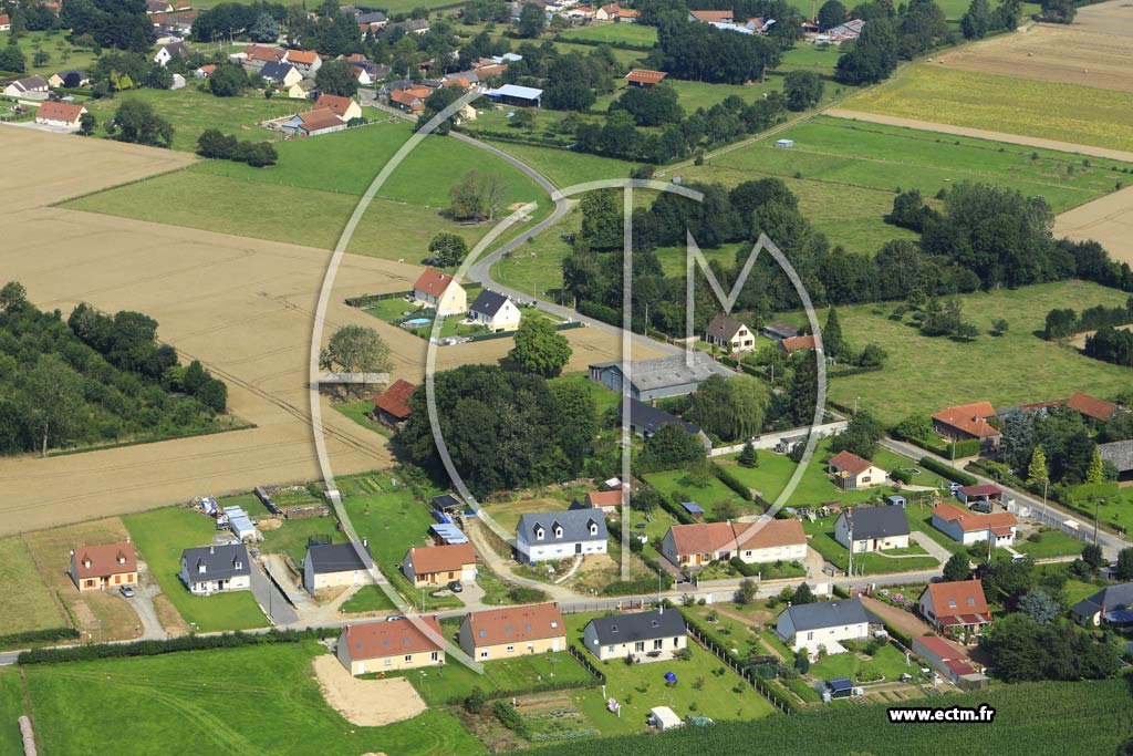 Photo arienne de Vismes (Wiammeville)