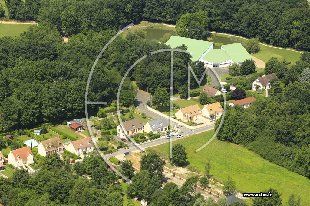 Photo arienne de Boissy-sous-Saint-Yon (Bois des Peupliers)