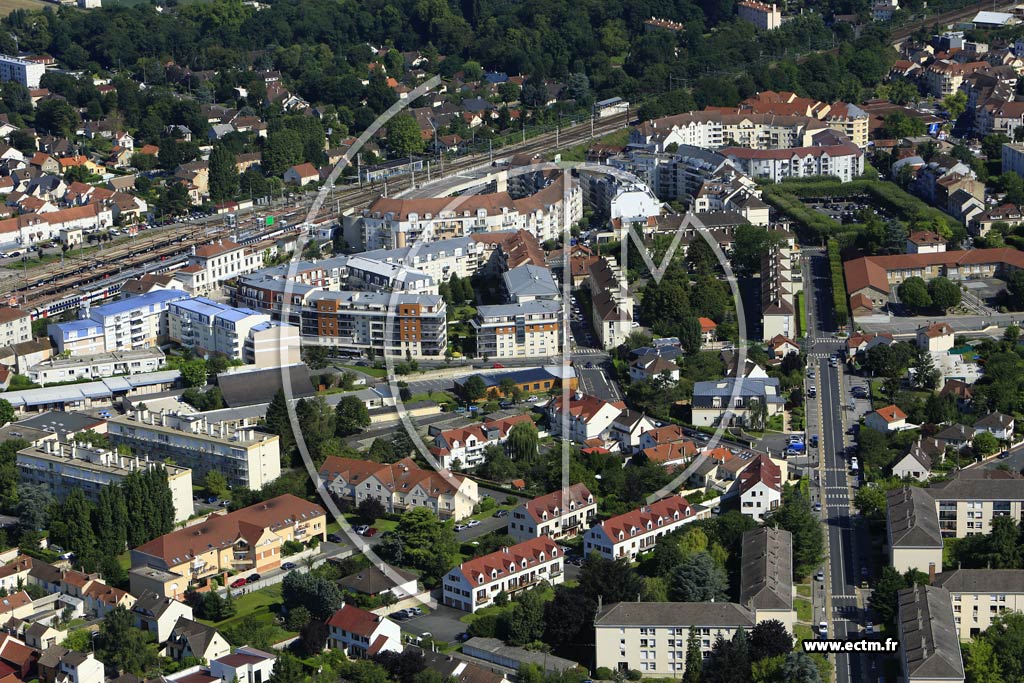 Photo arienne de Brtigny-sur-Orge (la Roseraie)
