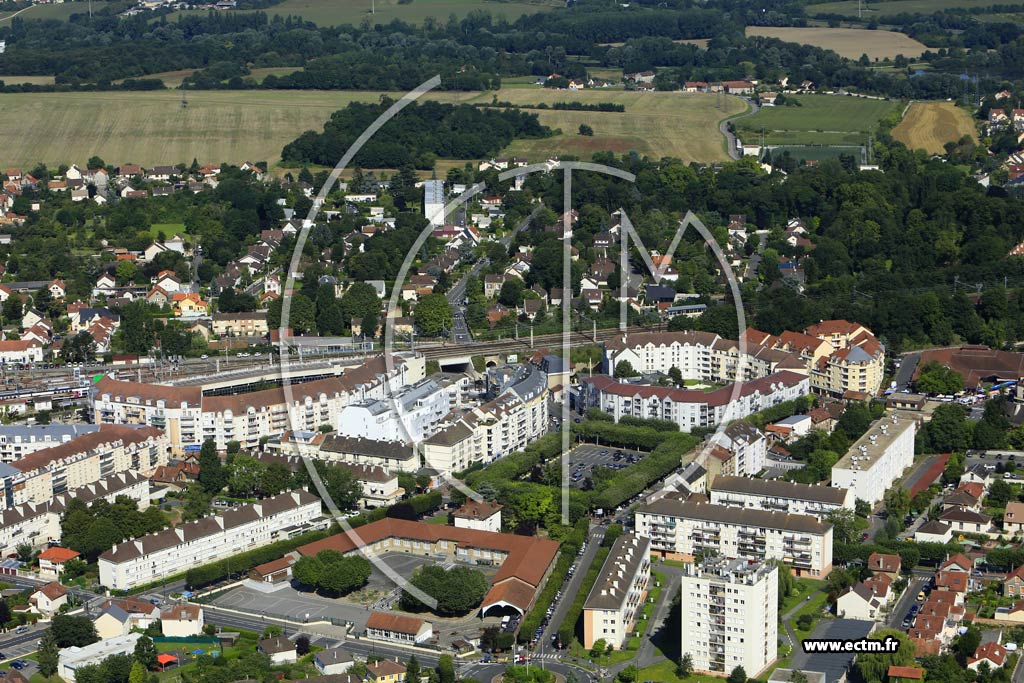 Photo arienne de Brtigny-sur-Orge (la Roseraie)