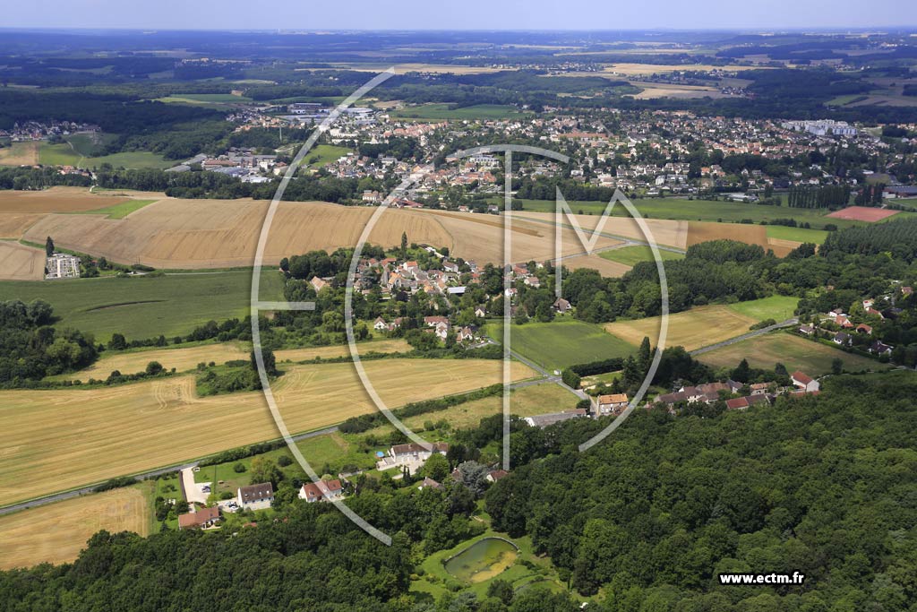 Photo arienne de Breux-Jouy (Breux)