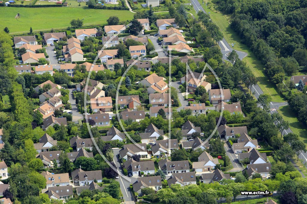 Photo arienne de Courcouronnes (le Parc du Bocage)