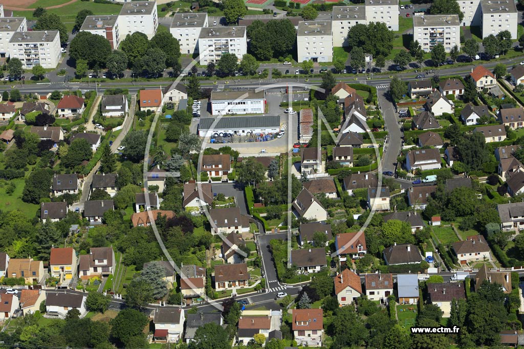 Photo arienne de La Norville (le Gros Orme)