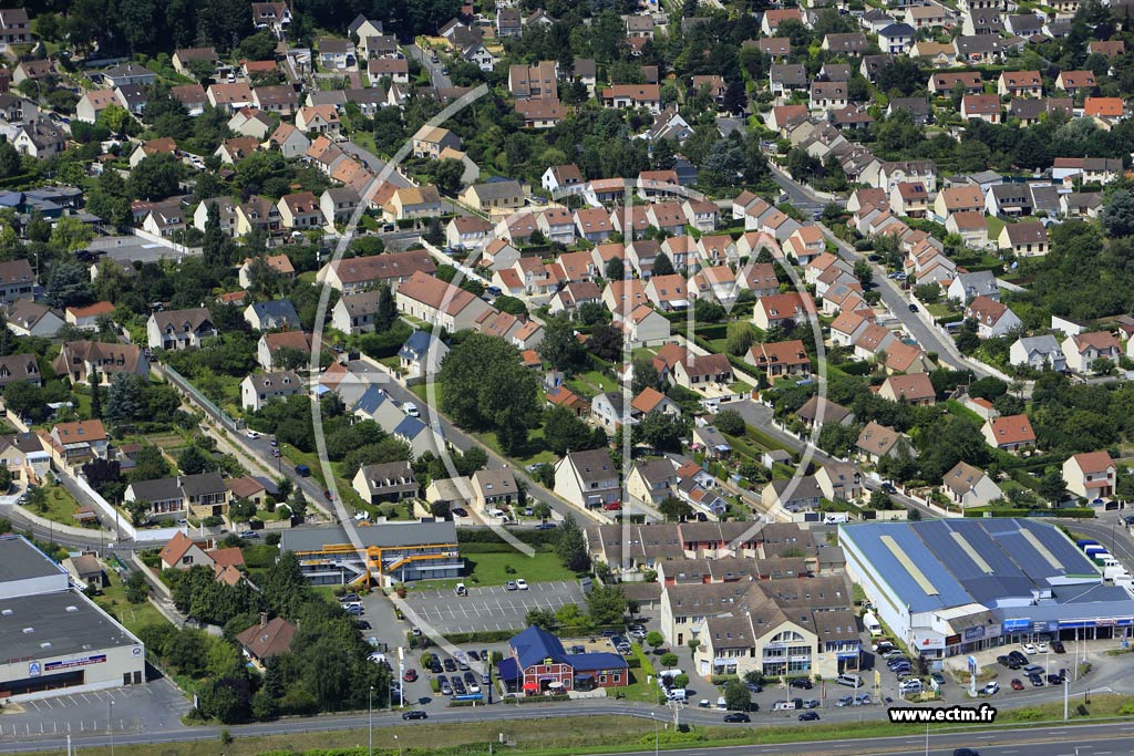 Photo arienne de La Ville-du-Bois (les Bas Rochers)