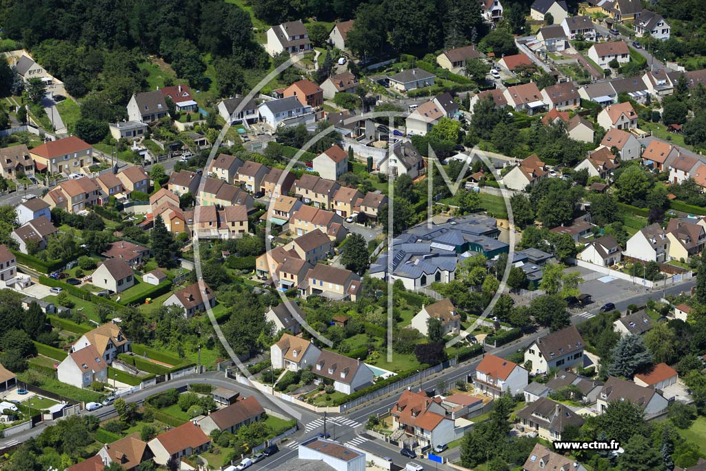 Photo arienne de La Ville-du-Bois (les Bas Rochers)