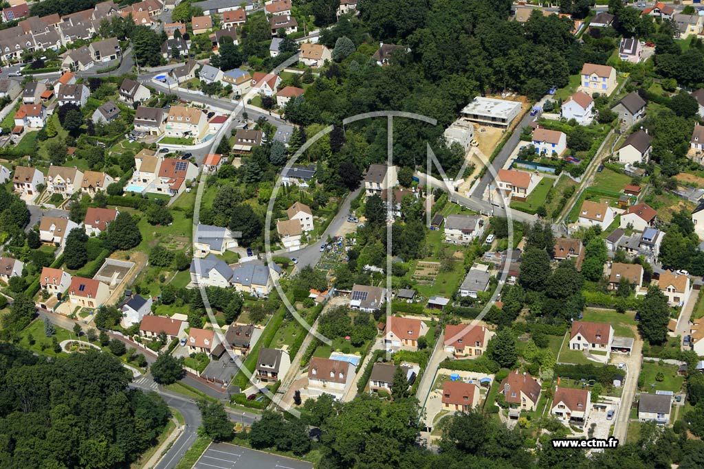 Photo arienne de La Ville-du-Bois (les Sablons)