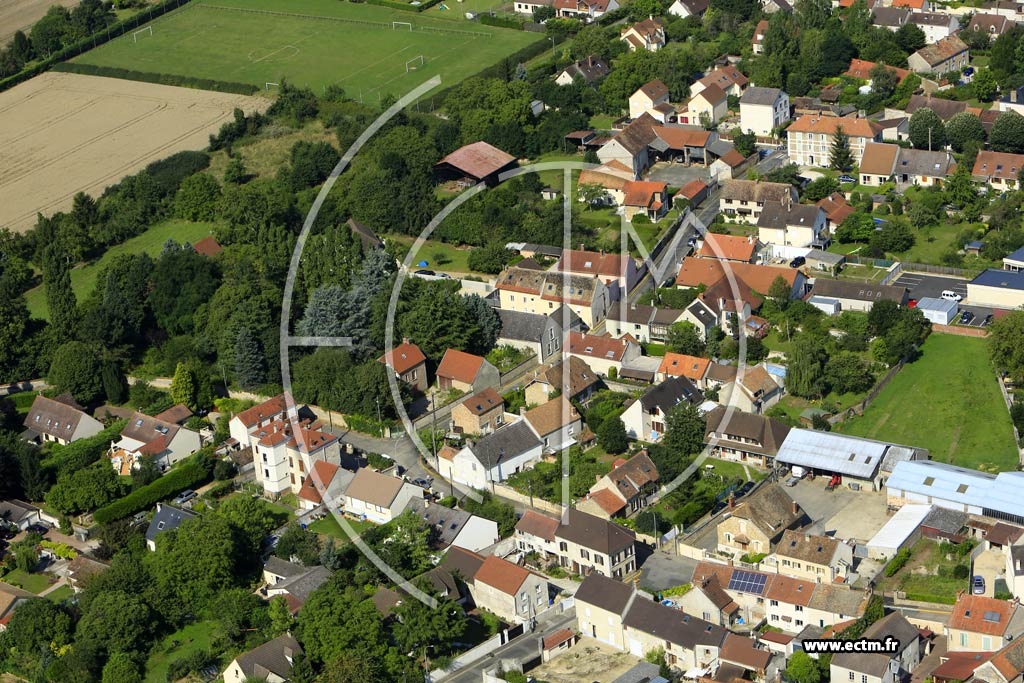 Photo arienne de Leudeville