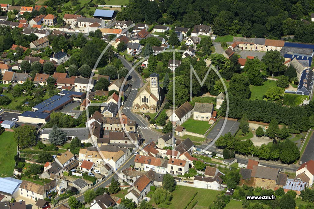 Photo arienne de Leudeville