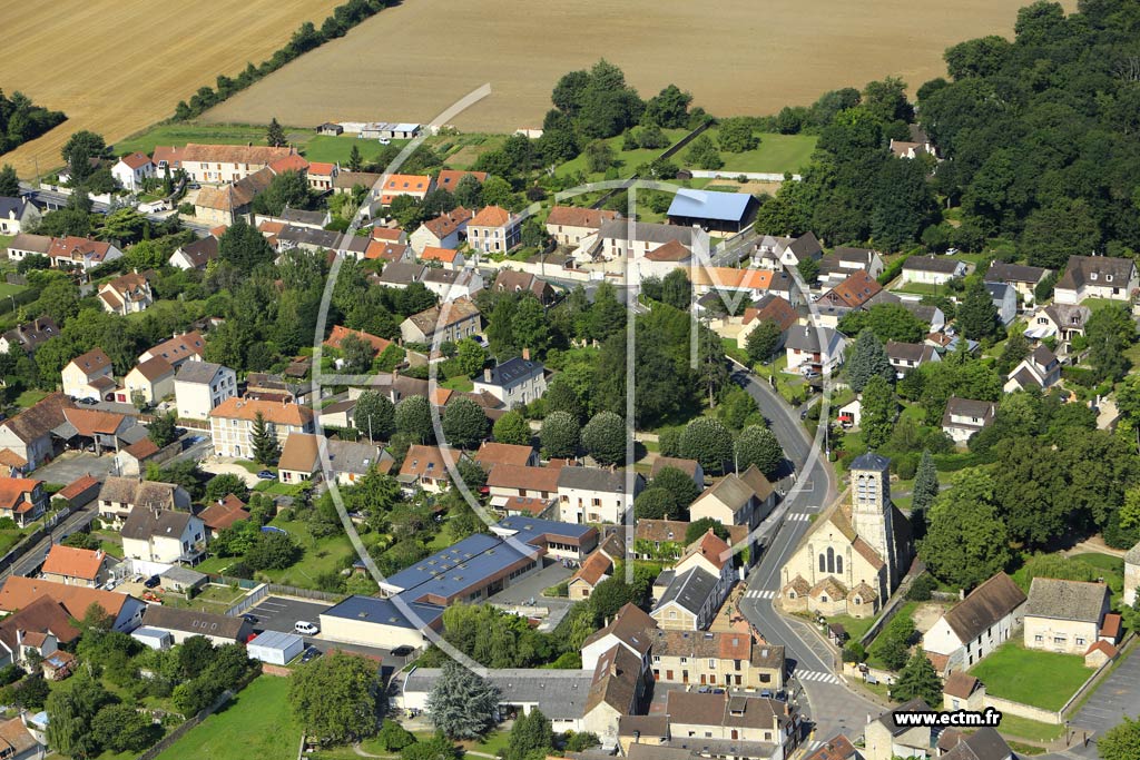 Photo arienne de Leudeville