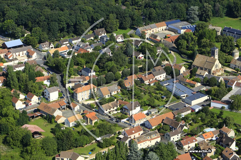 Photo arienne de Leudeville