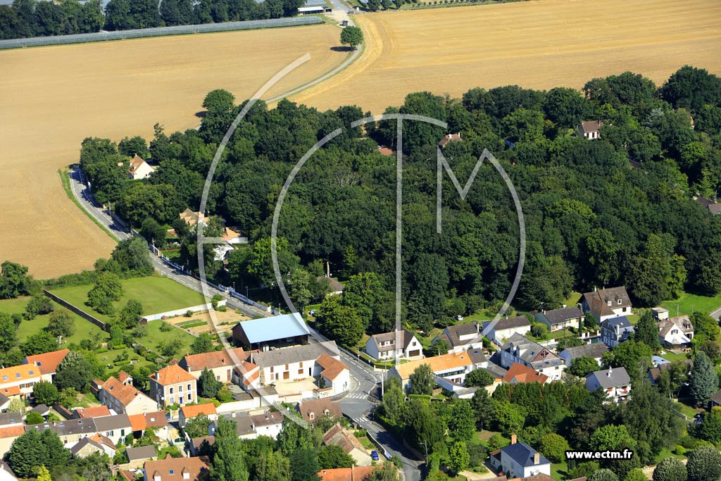 Photo arienne de Leudeville