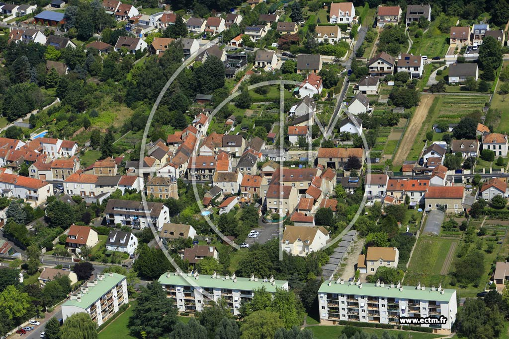 Photo arienne de Marcoussis (le Houssay)