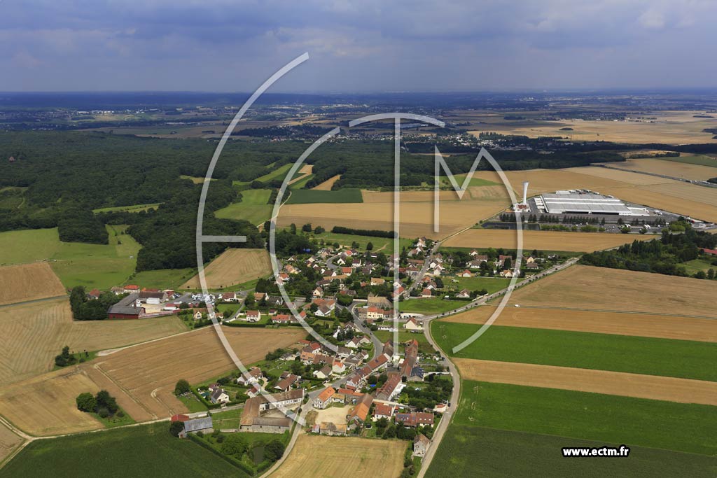 Photo arienne de Mauchamps