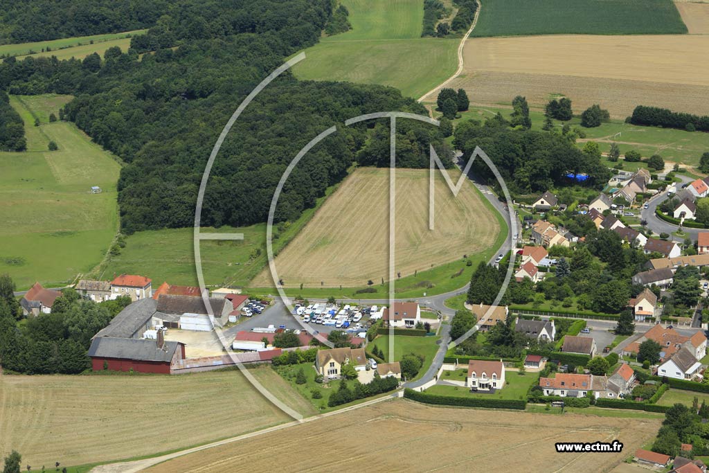 Photo arienne de Mauchamps