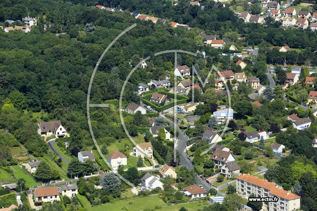 Photo arienne de Montlhry (les Larris)