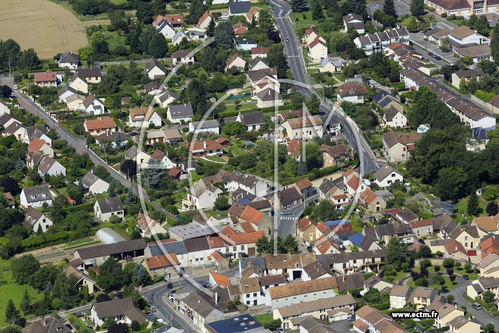 Photo arienne de Ollainville