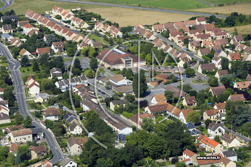 Photo arienne de Ollainville (le Clos des Bruyres)