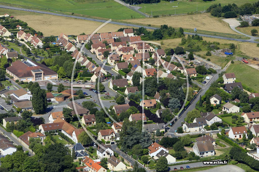 Photo arienne de Ollainville (le Clos des Bruyres)