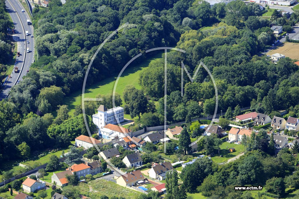 Photo arienne de Ollainville (Maison du Bel-Air)