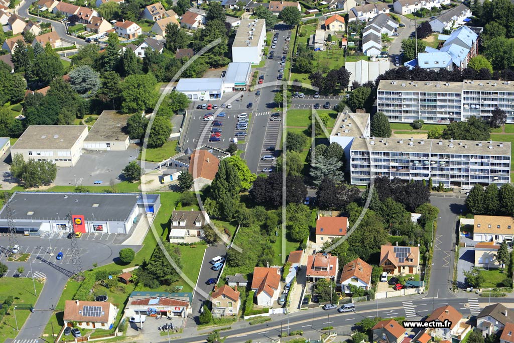 Photo arienne de Saint-Germain-ls-Arpajon (quartier d'Aulnay)