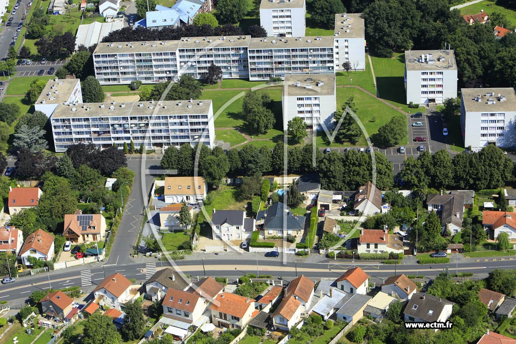 Photo arienne de Saint-Germain-ls-Arpajon (quartier d'Aulnay)