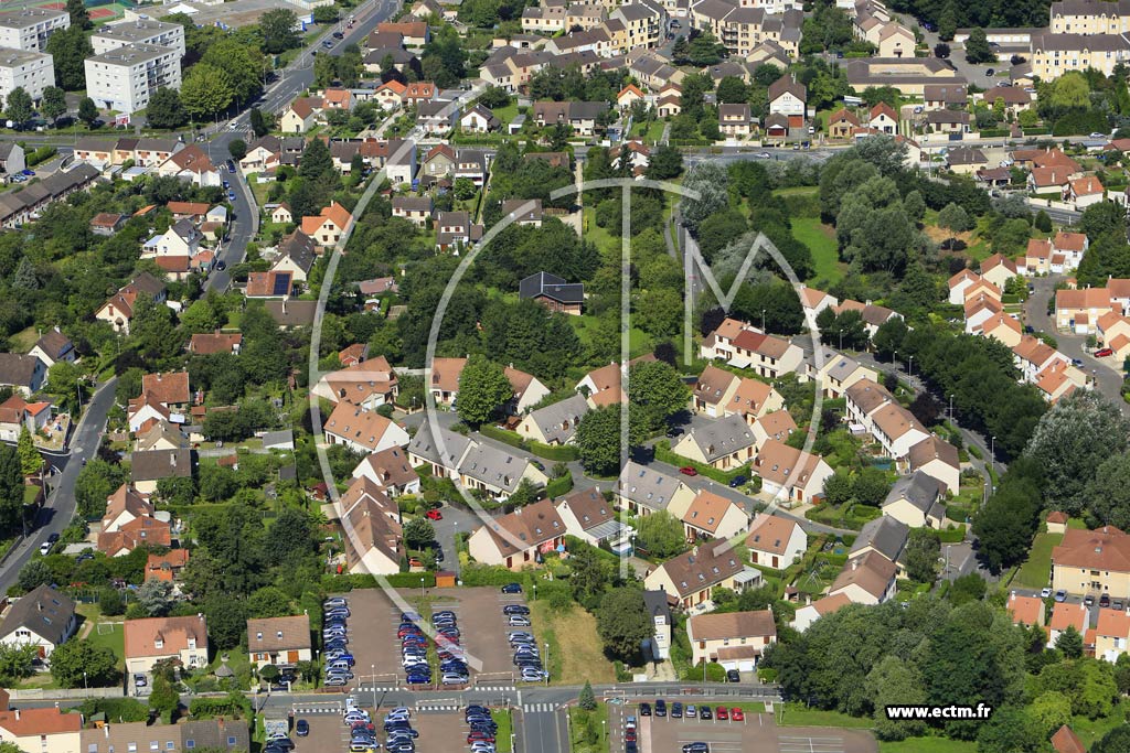 Photo arienne de Saint-Germain-ls-Arpajon (Route de Corbeil)