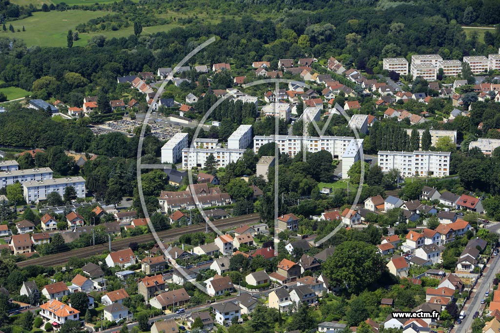 Photo arienne de Saint-Michel-sur-Orge (la Garenne)