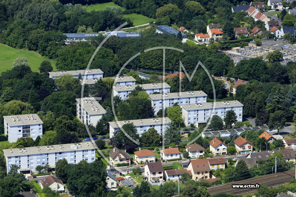 Photo arienne de Saint-Michel-sur-Orge (le Boqueteau)