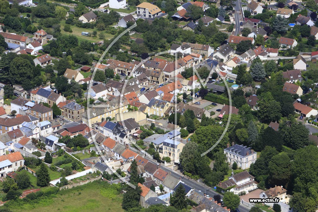 Photo arienne de Saint-Vrain