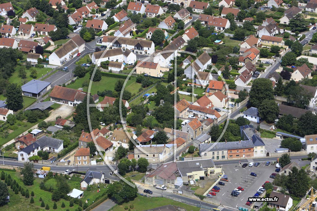 Photo arienne de Saint-Vrain