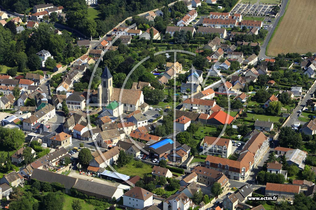 Photo arienne de Vert-le-Grand