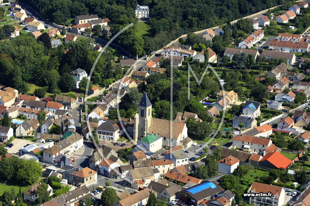 Photo arienne de Vert-le-Grand