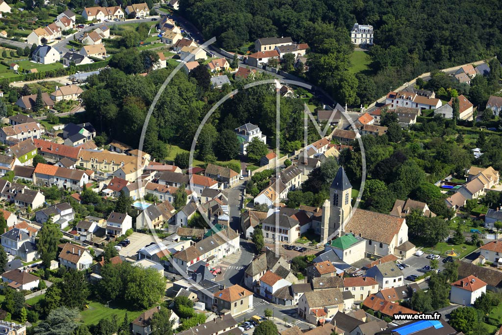 Photo arienne de Vert-le-Grand