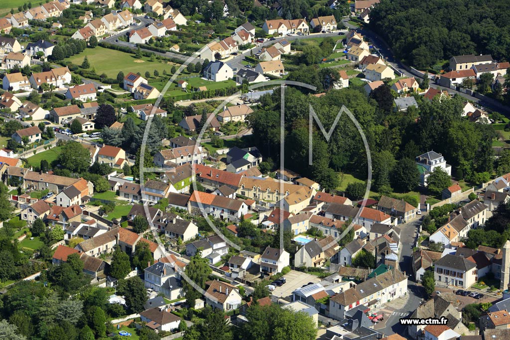Photo arienne de Vert-le-Grand