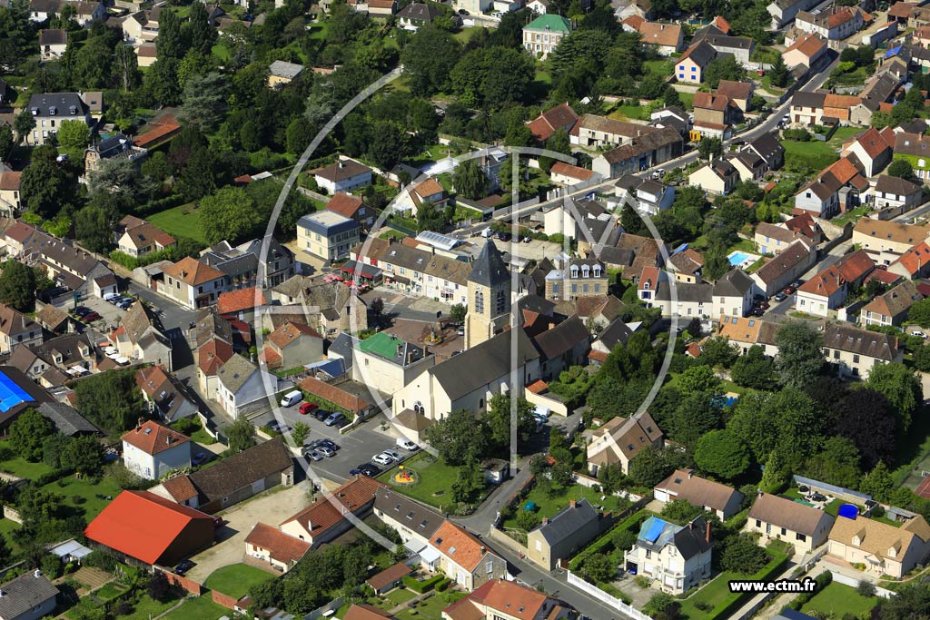 Photo arienne de Vert-le-Grand